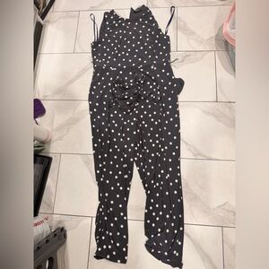 Tommy Hilfiger Black Dress with White Polka Dots